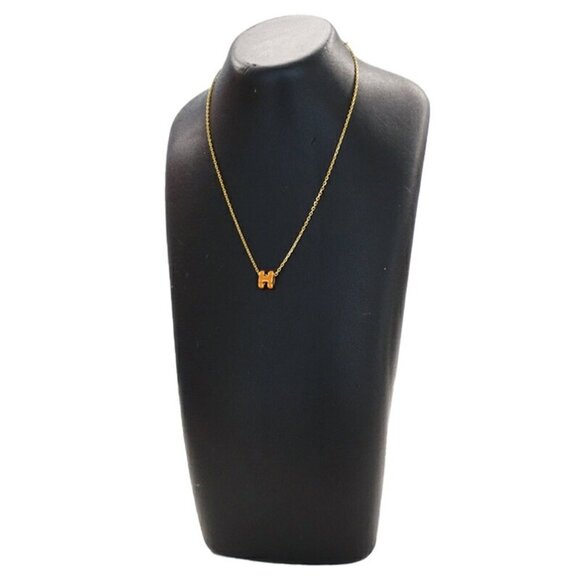 HERMES Orange Necklace - Picture 8 of 10